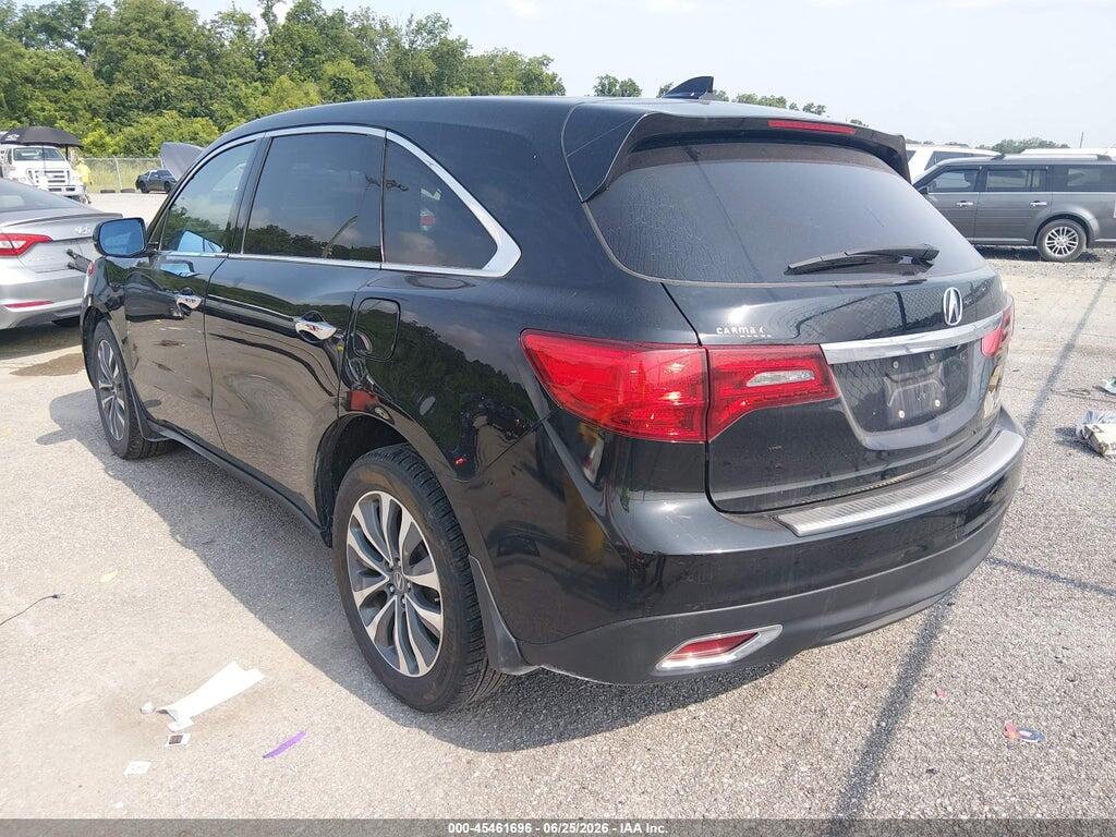 5FRYD4H41GB031094 2016 ACURA MDX photo no. 3