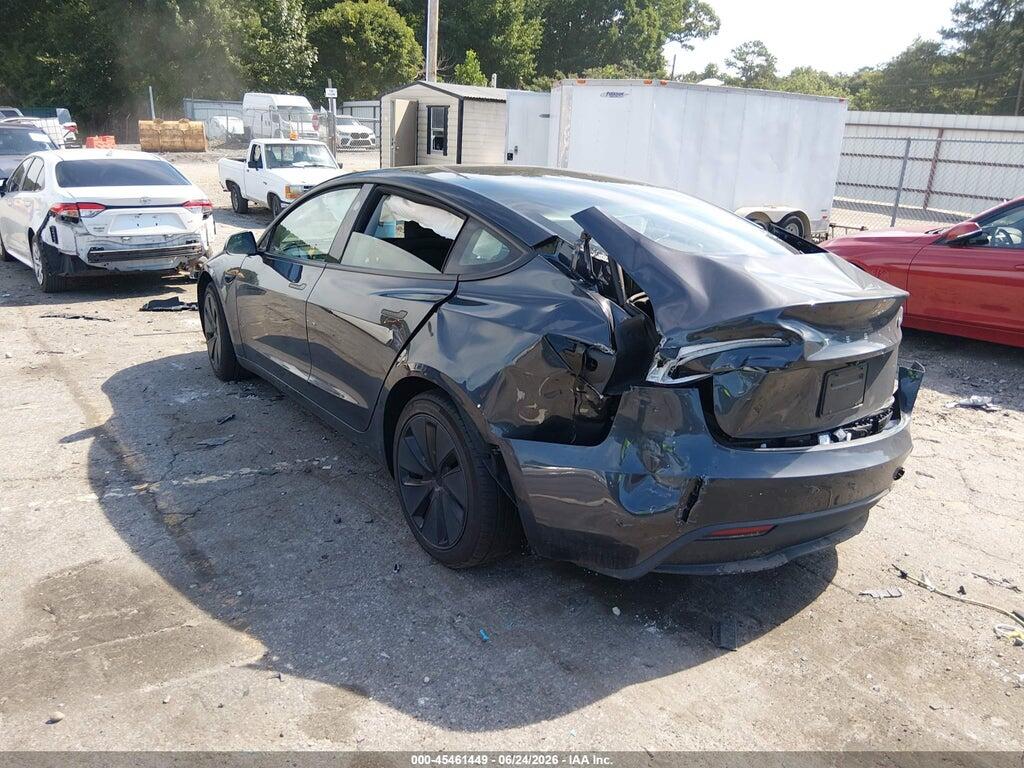 5YJ3E1EA9SF000914 2025 TESLA MODEL 3 photo no. 3