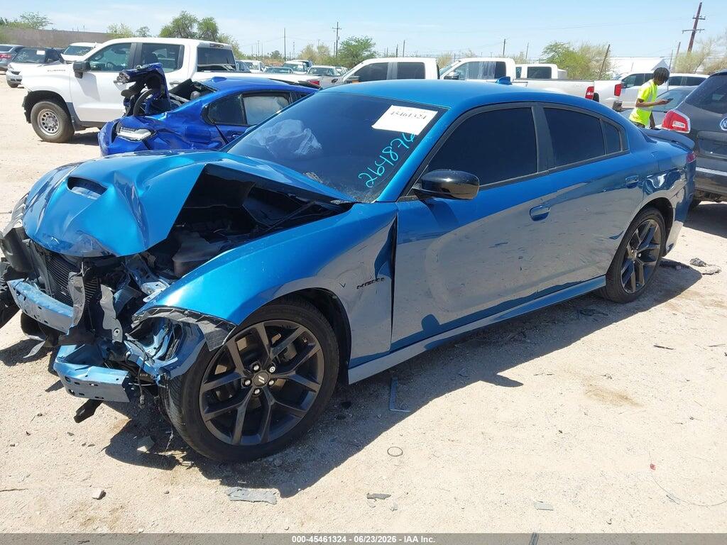 2C3CDXCT2NH264876 2022 DODGE CHARGER photo no. 2