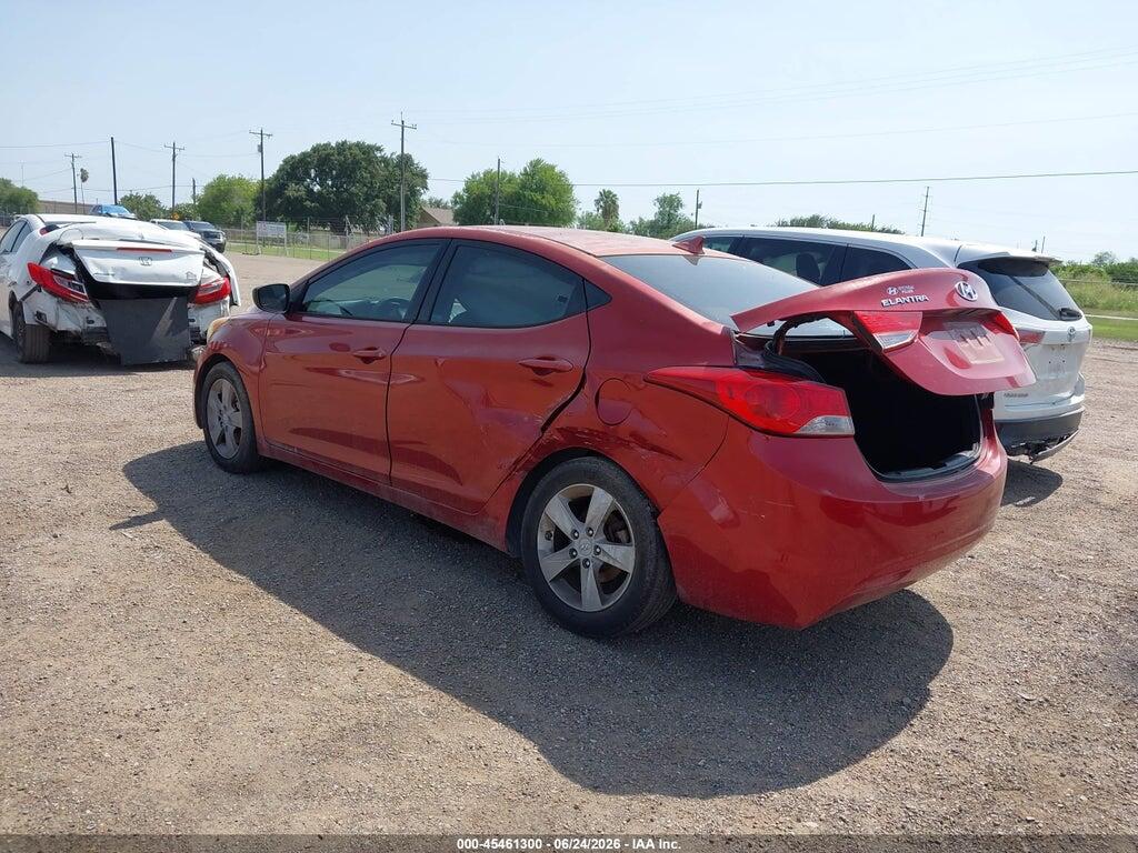 KMHDH4AE6CU444990 2012 HYUNDAI ELANTRA photo no. 3