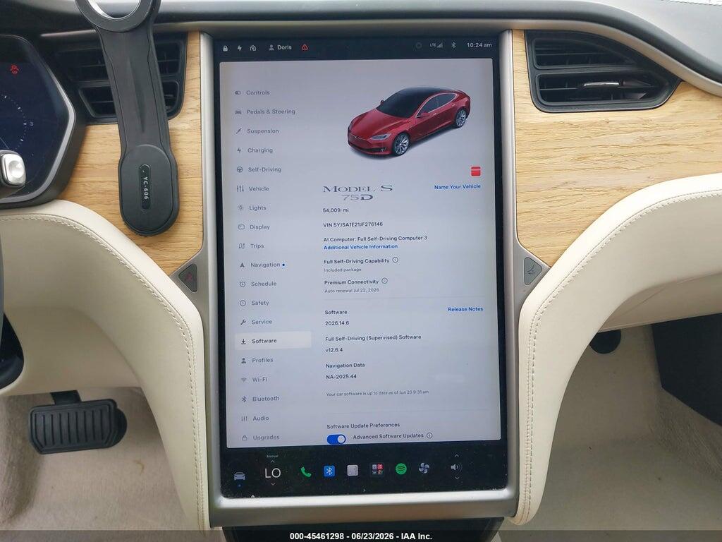 5YJSA1E21JF276146 2018 TESLA MODEL S photo no. 7