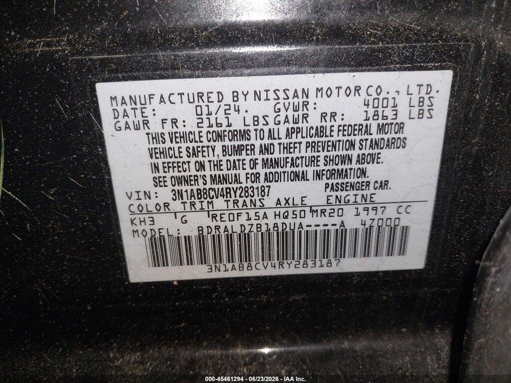 3N1AB8CV4RY283187 2024 NISSAN SENTRA photo no. 9