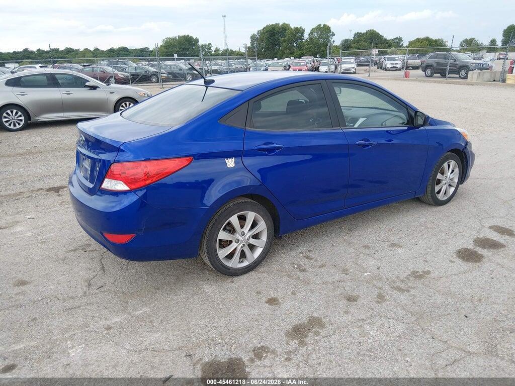 KMHCU4AE2EU601473 2014 HYUNDAI ACCENT photo no. 4
