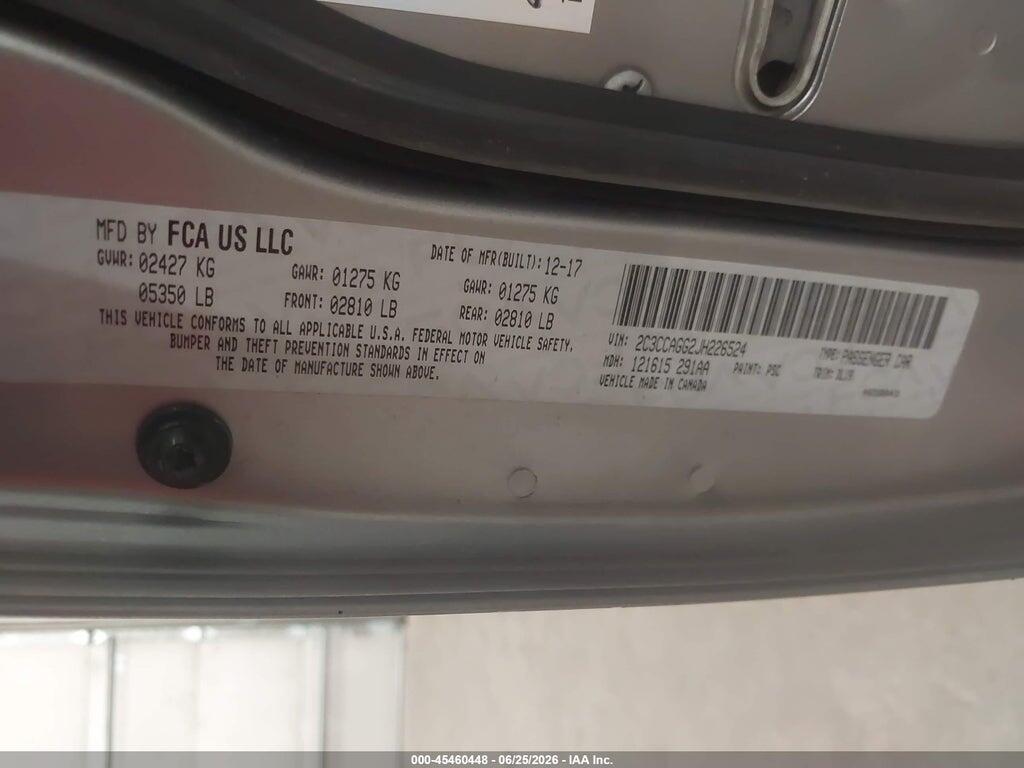 2C3CCAGG2JH226524 2018 CHRYSLER 300 photo no. 9