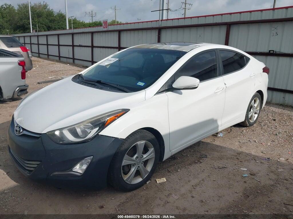 5NPDH4AE6GH784967 2016 HYUNDAI ELANTRA photo no. 2