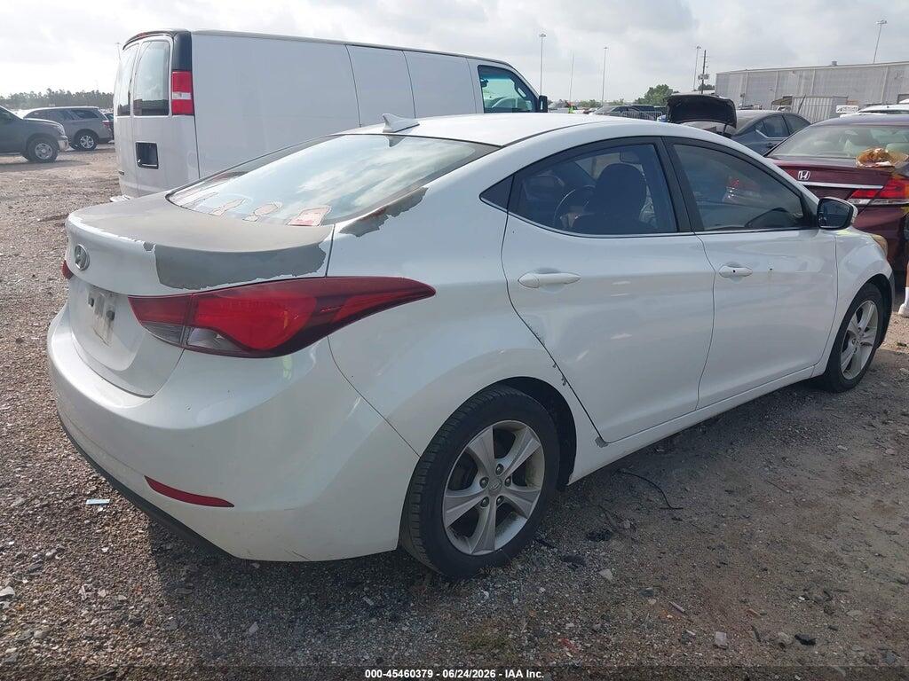 5NPDH4AE6GH784967 2016 HYUNDAI ELANTRA photo no. 4