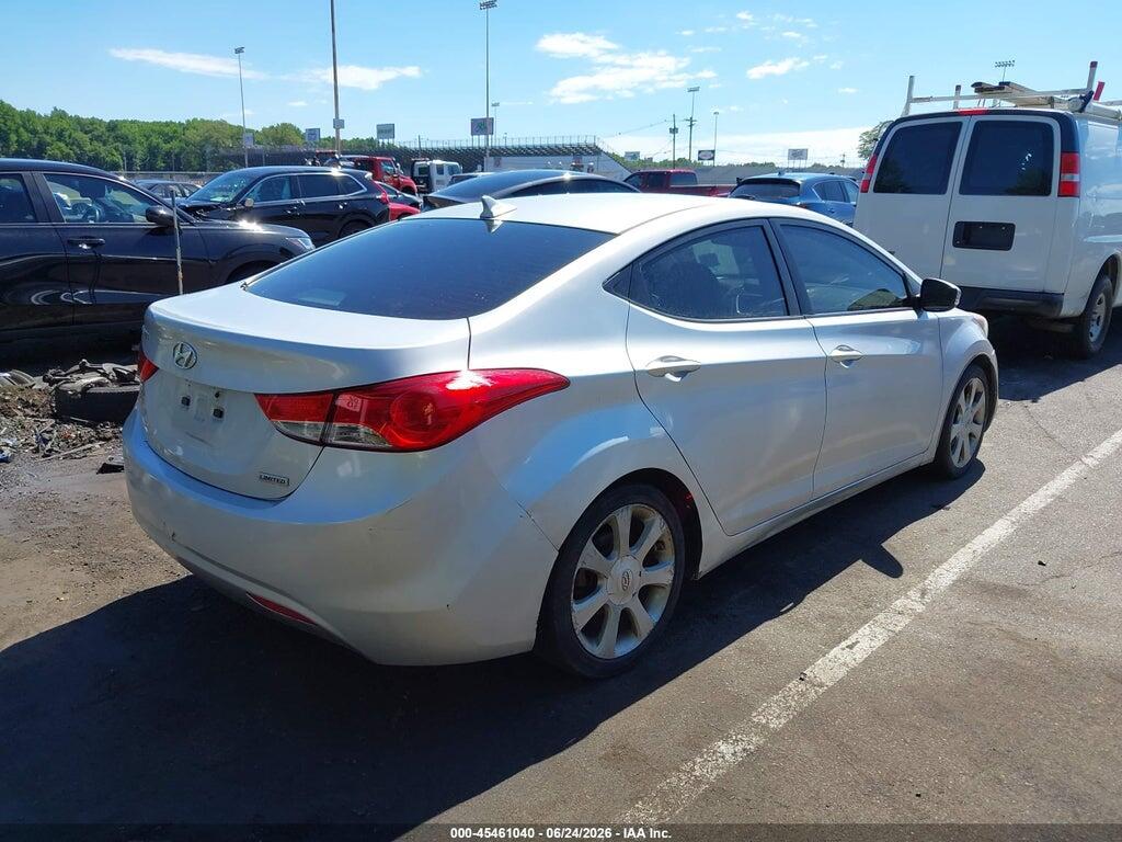 KMHDH4AE2CU240946 2012 HYUNDAI ELANTRA photo no. 4