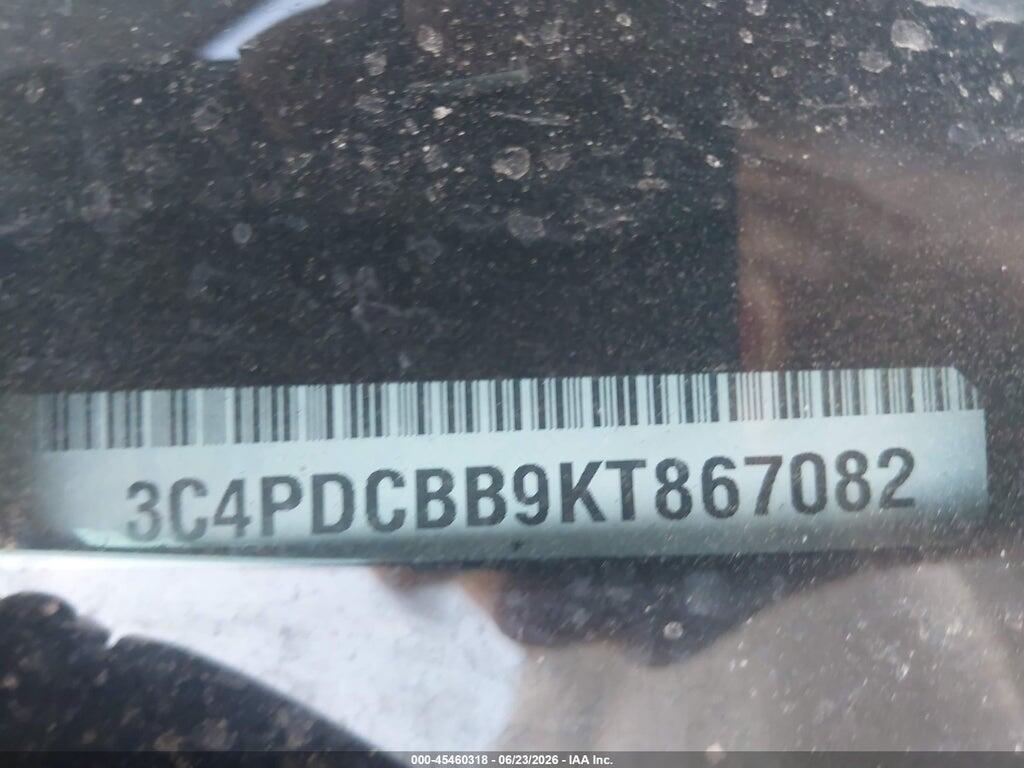 3C4PDCBB9KT867082 2019 DODGE JOURNEY photo no. 9