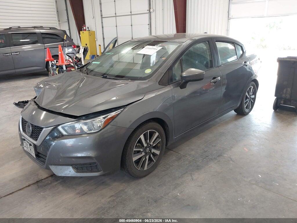 3N1CN8EV6ML834738 2021 NISSAN VERSA photo no. 2