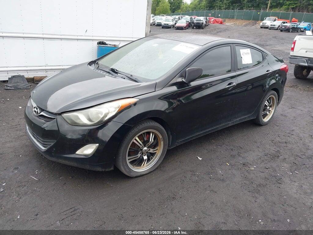 5NPDH4AE0CH092620 2012 HYUNDAI ELANTRA photo no. 2
