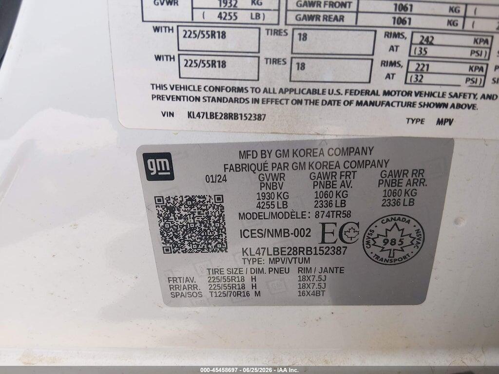 KL47LBE28RB152387 2024 BUICK ENVISTA photo no. 9