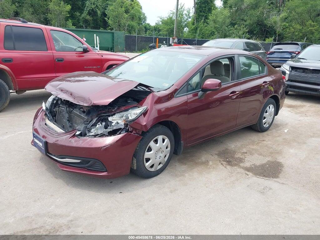 19XFB2F57DE089694 2013 HONDA CIVIC photo no. 2