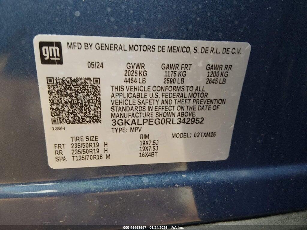 3GKALPEG0RL342952 2024 GMC TERRAIN photo no. 9