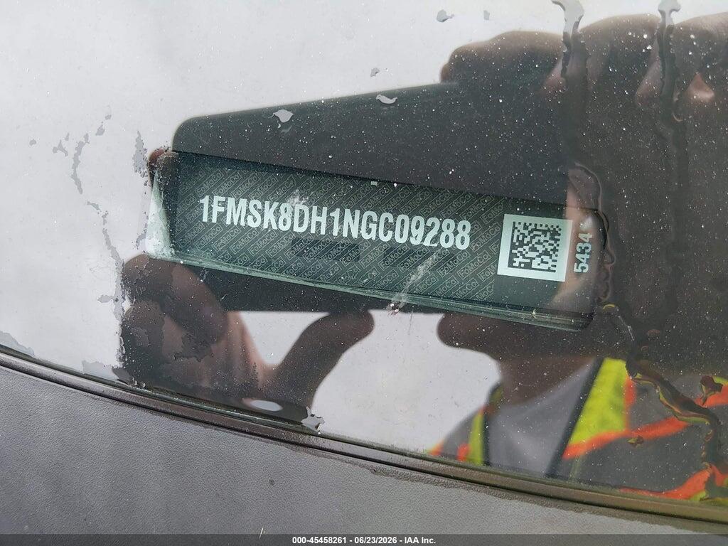 1FMSK8DH1NGC09288 2022 FORD EXPLORER photo no. 9