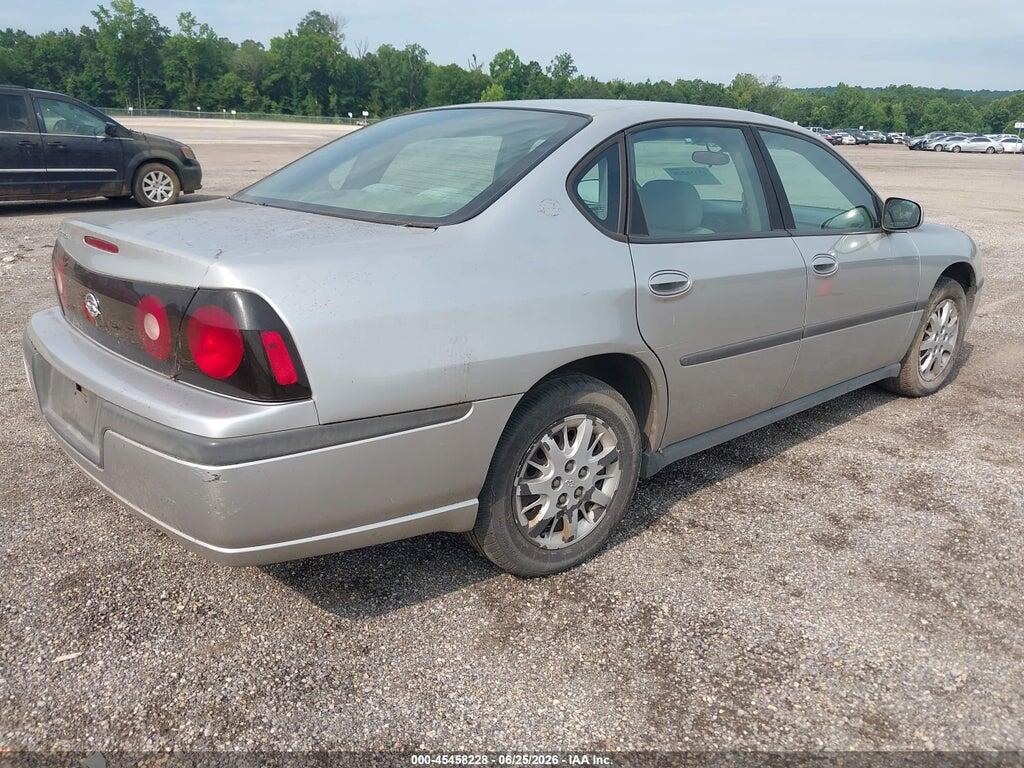 2G1WF52E959268520 2005 CHEVROLET IMPALA photo no. 4