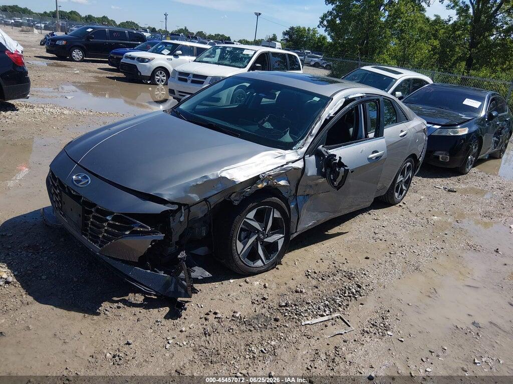 KMHLN4AJ3NU014886 2022 HYUNDAI ELANTRA HYBRID photo no. 2