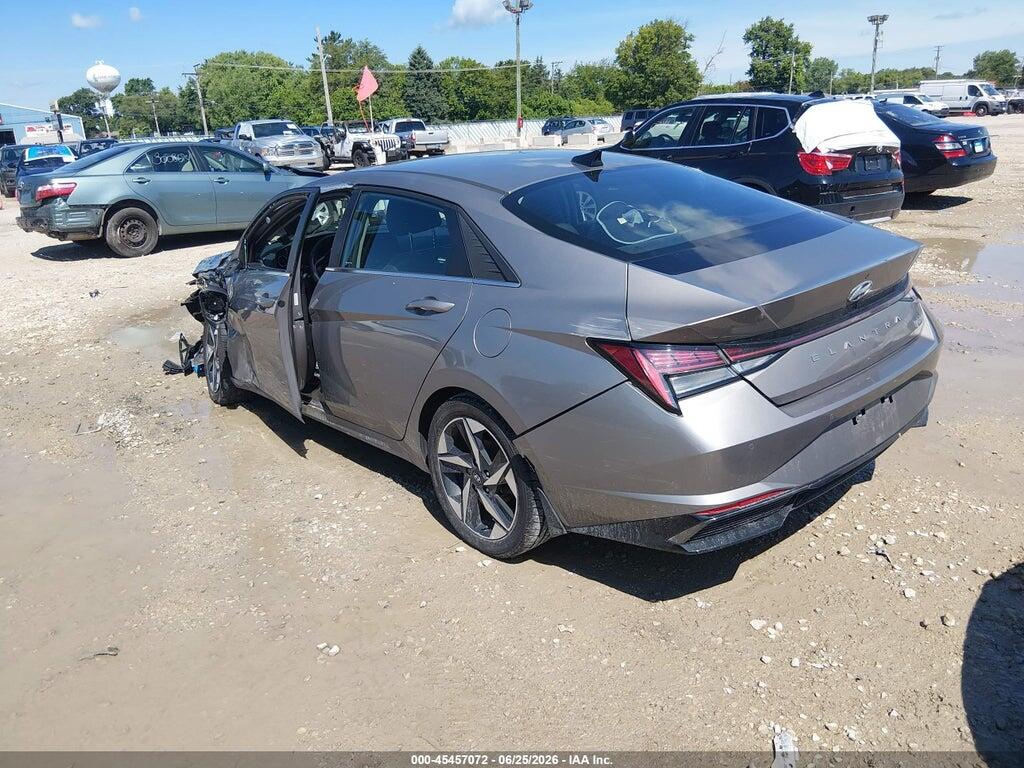 KMHLN4AJ3NU014886 2022 HYUNDAI ELANTRA HYBRID photo no. 3
