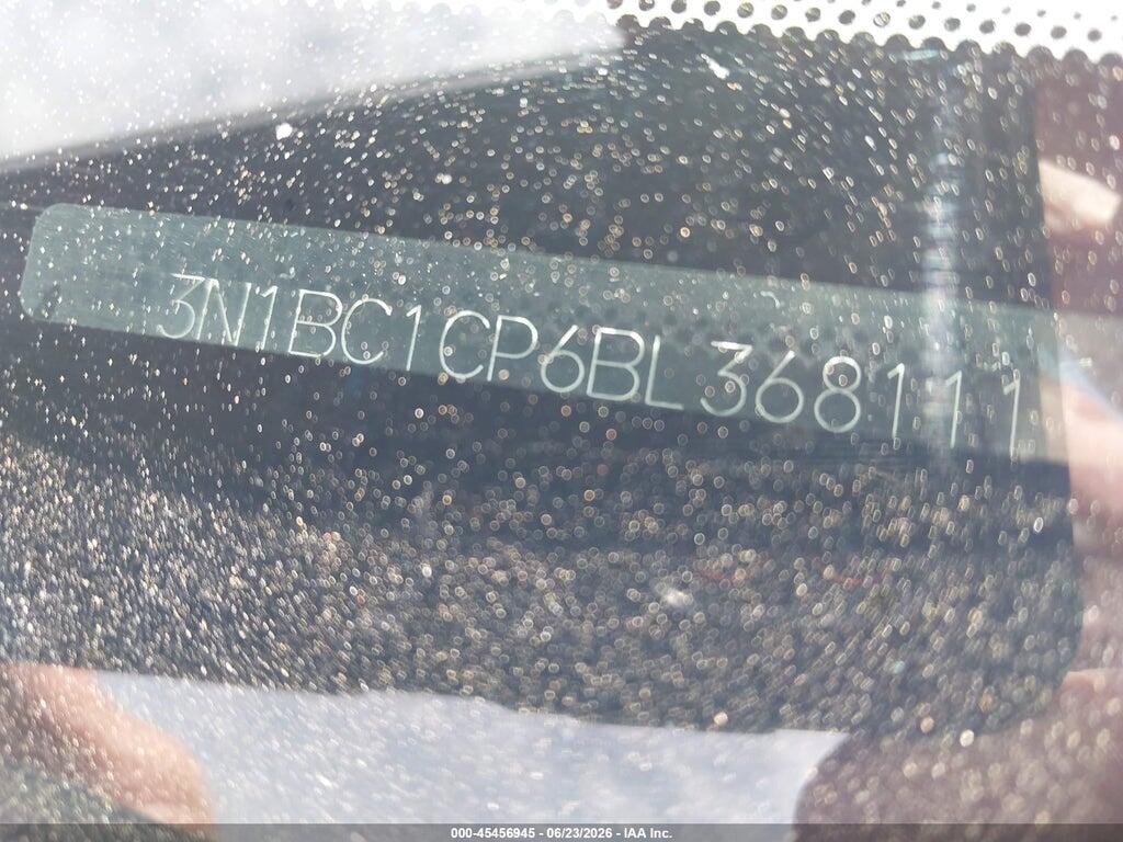 3N1BC1CP6BL368111 2011 NISSAN VERSA photo no. 9
