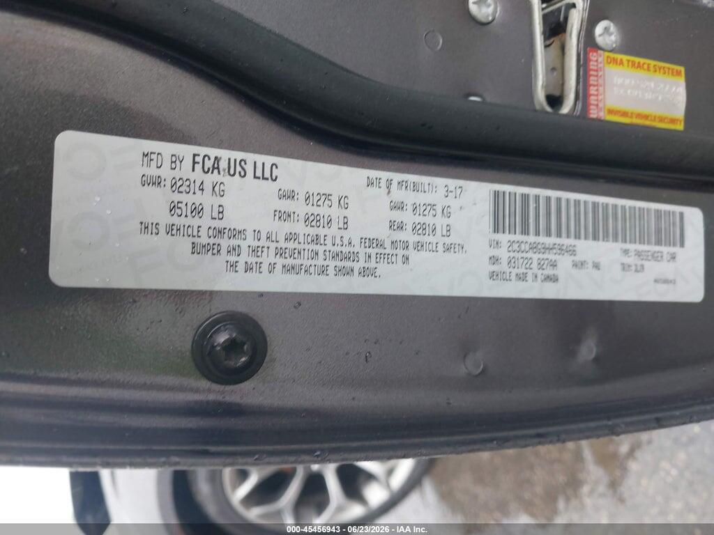 2C3CCABG9HH596466 2017 CHRYSLER 300 photo no. 9