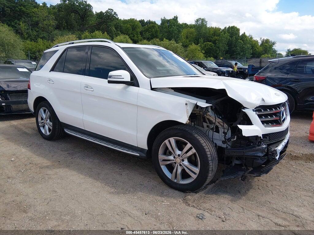 4JGDA5HB5FA450792 2015 MERCEDES-BENZ ML 350 photo no. 1