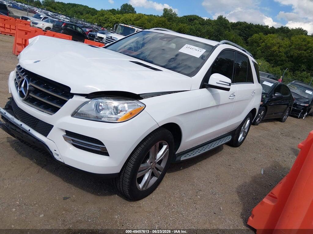 4JGDA5HB5FA450792 2015 MERCEDES-BENZ ML 350 photo no. 2