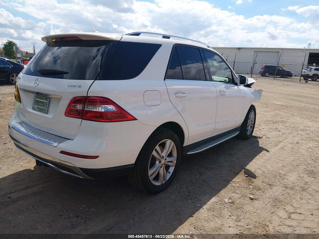 4JGDA5HB5FA450792 2015 MERCEDES-BENZ ML 350 photo no. 4
