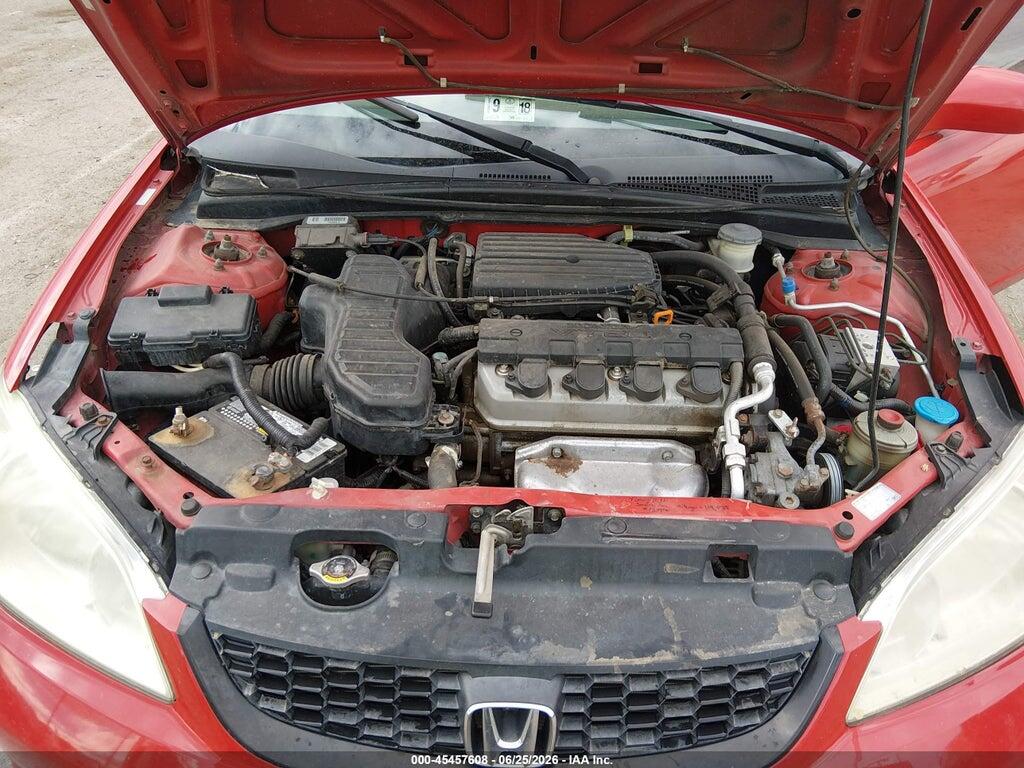 1HGEM22935L053154 2005 HONDA CIVIC photo no. 10