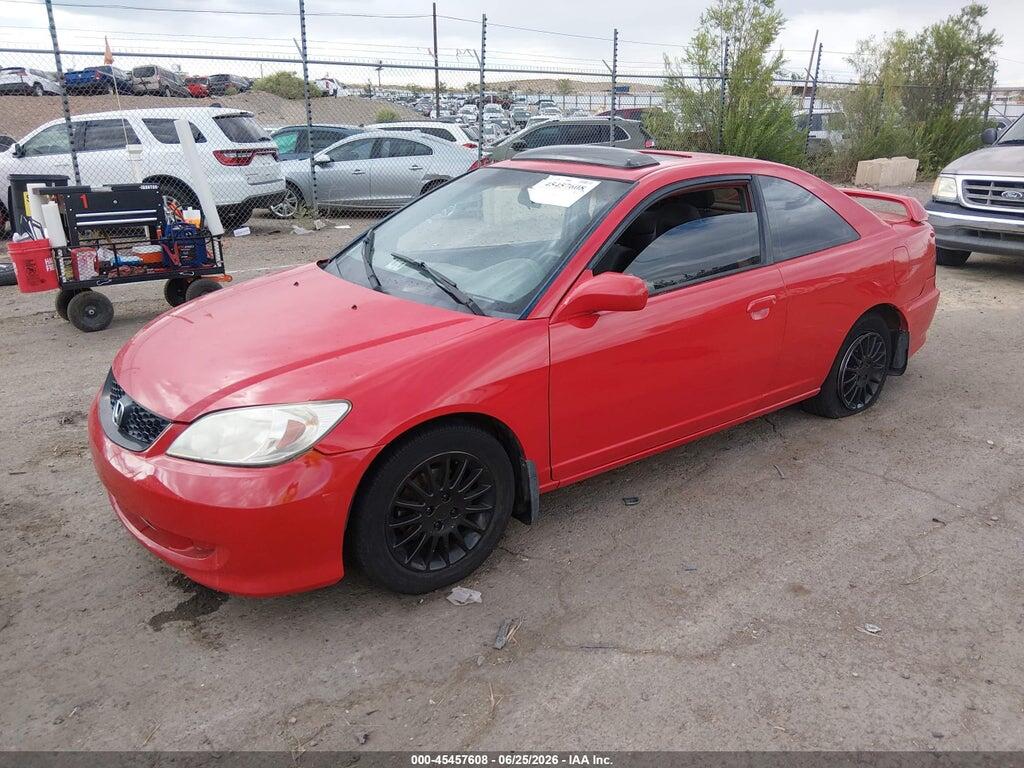 1HGEM22935L053154 2005 HONDA CIVIC photo no. 2