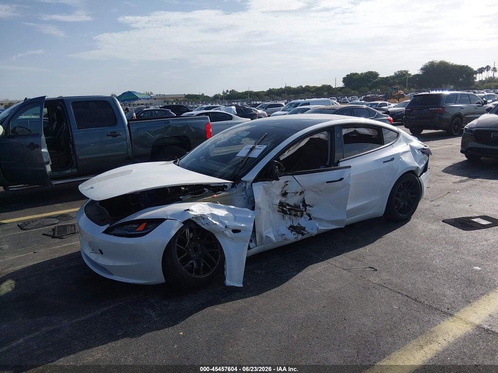 5YJ3E1EA3RF727542 2024 TESLA MODEL 3 photo no. 2