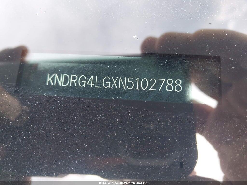 KNDRG4LGXN5102788 2022 KIA SORENTO HYBRID photo no. 9