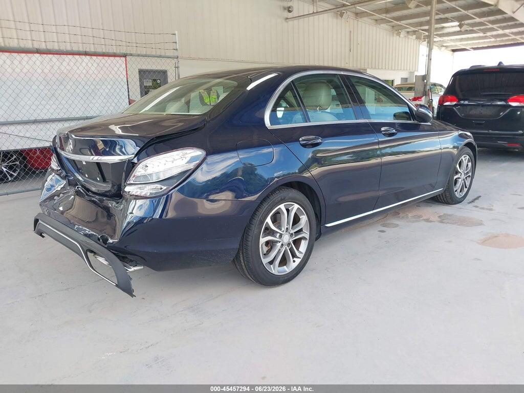 55SWF4JB2GU099396 2016 MERCEDES-BENZ C 300 photo no. 4