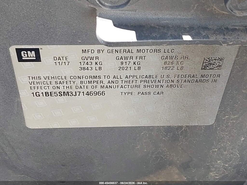 1G1BE5SM3J7146966 2018 CHEVROLET CRUZE photo no. 9