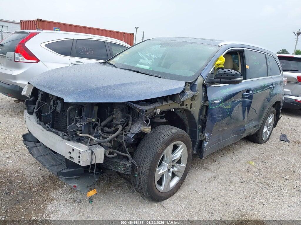 5TDDCRFH1FS007264 2015 TOYOTA HIGHLANDER HYBRID photo no. 2