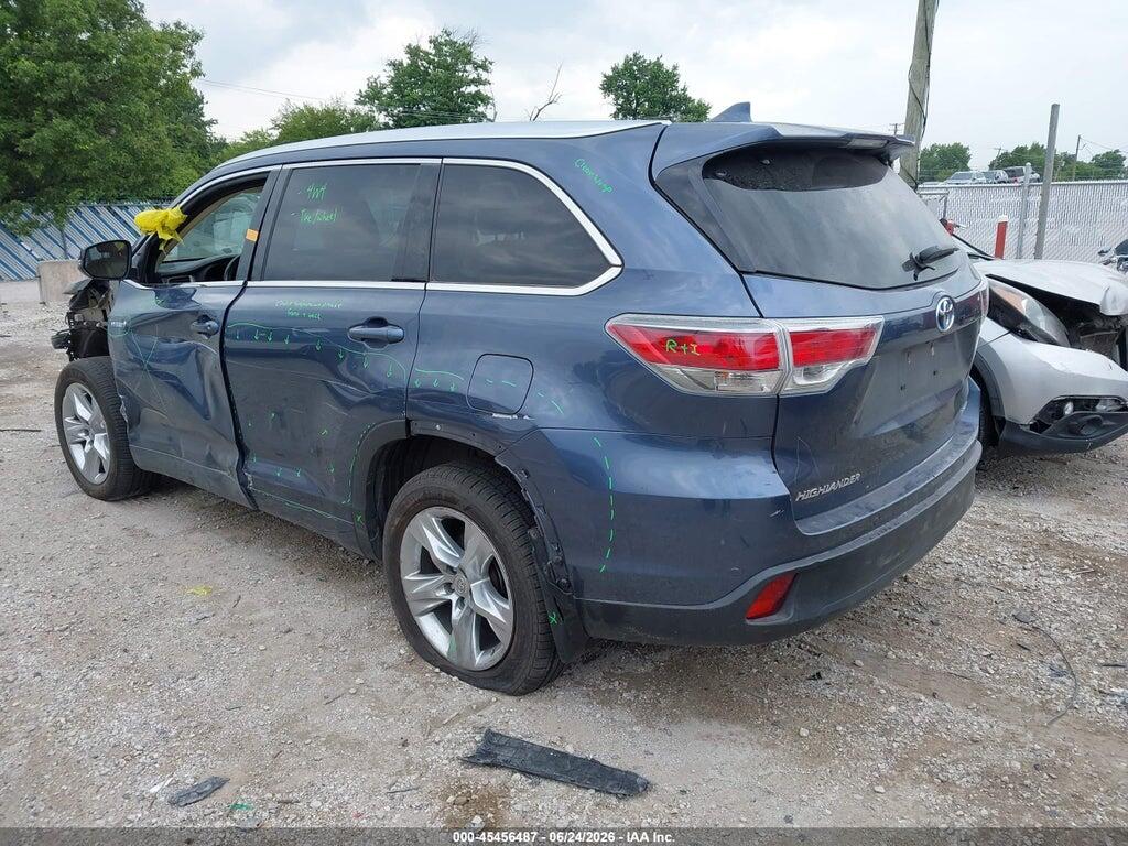5TDDCRFH1FS007264 2015 TOYOTA HIGHLANDER HYBRID photo no. 3