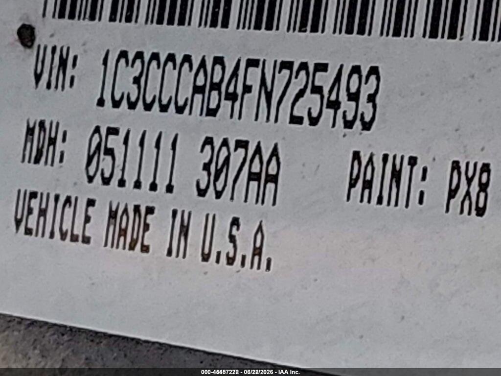 1C3CCCAB4FN725493 2015 CHRYSLER 200 photo no. 9