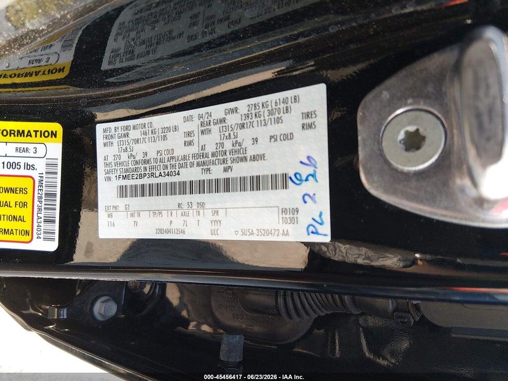 1FMEE2BP3RLA34034 2024 FORD BRONCO photo no. 9