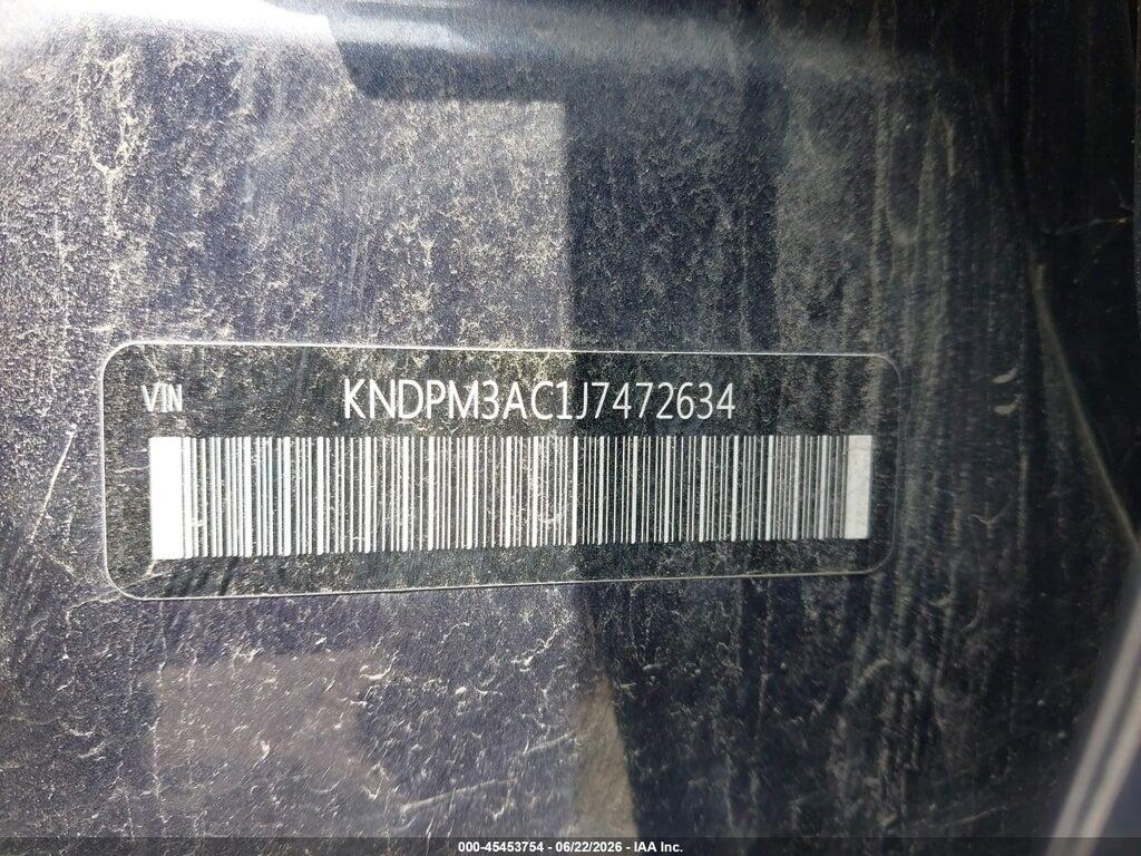 KNDPM3AC1J7472634 2018 KIA SPORTAGE photo no. 9