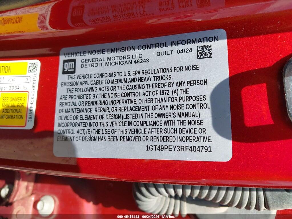 1GT49PEY3RF404791 2024 GMC SIERRA 2500HD photo no. 8
