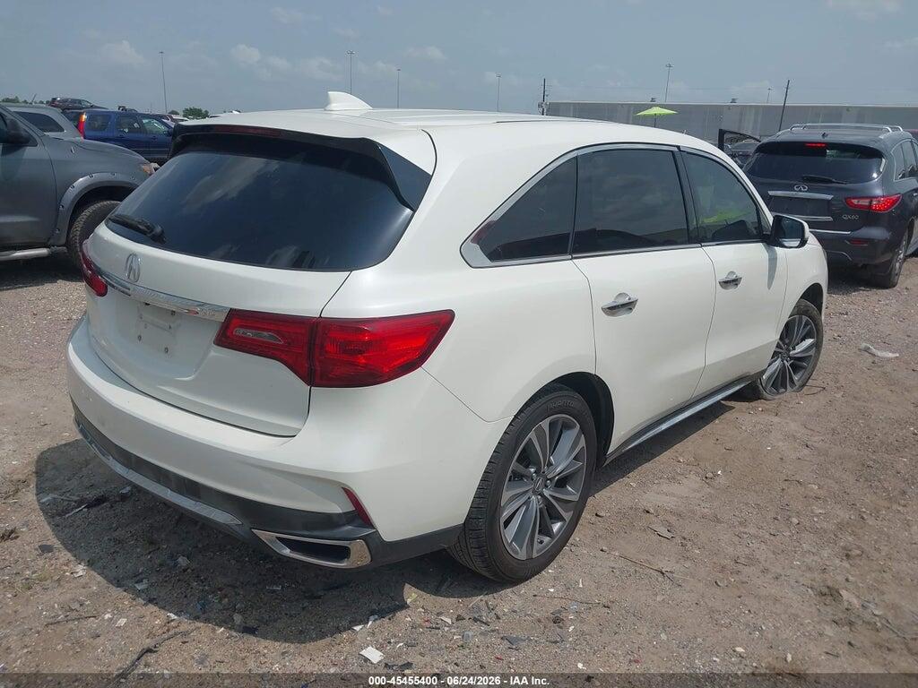 5FRYD3H56HB001982 2017 ACURA MDX photo no. 4