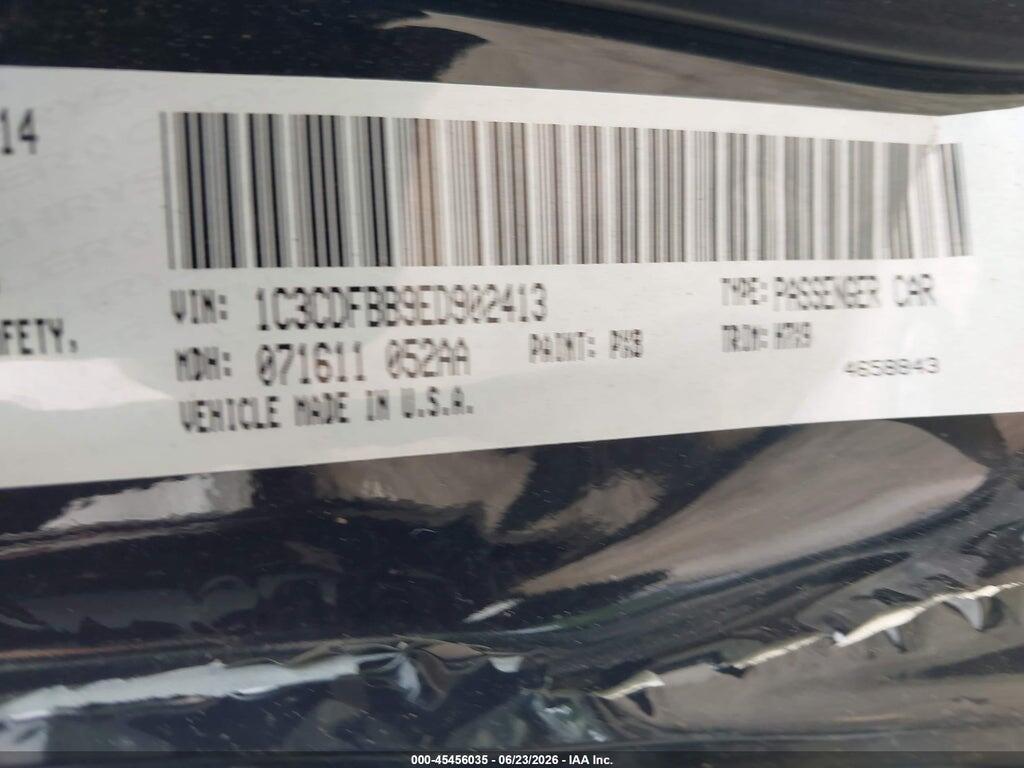 1C3CDFBB9ED902413 2014 DODGE DART photo no. 9