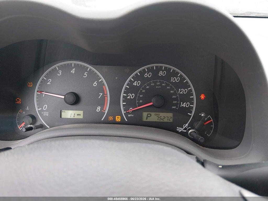 1NXBU4EEXAZ182837 2010 TOYOTA COROLLA photo no. 7