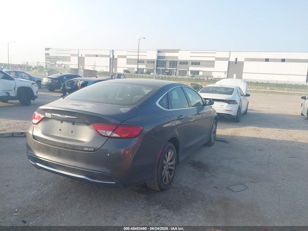 1C3CCCAB4FN562750 2015 CHRYSLER 200 photo no. 4