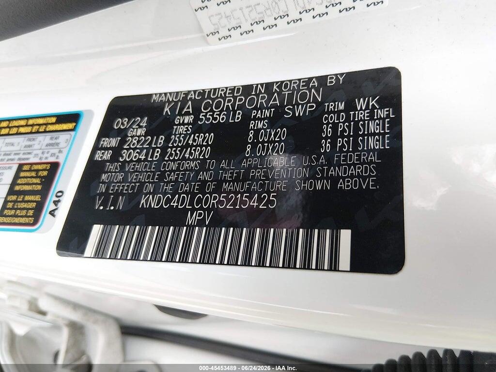 KNDC4DLC0R5215425 2024 KIA EV6 photo no. 9