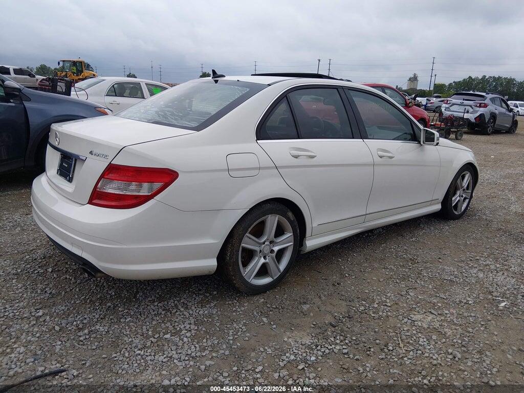 WDDGF8BB8AR131710 2010 MERCEDES-BENZ C 300 photo no. 4