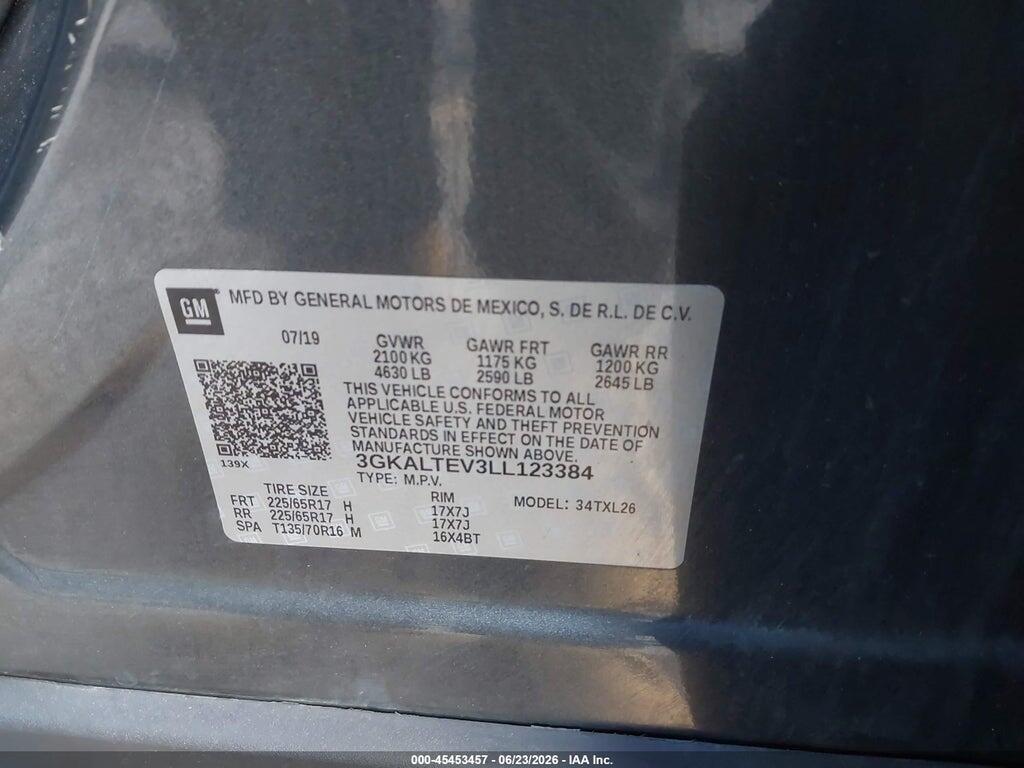3GKALTEV3LL123384 2020 GMC TERRAIN photo no. 9