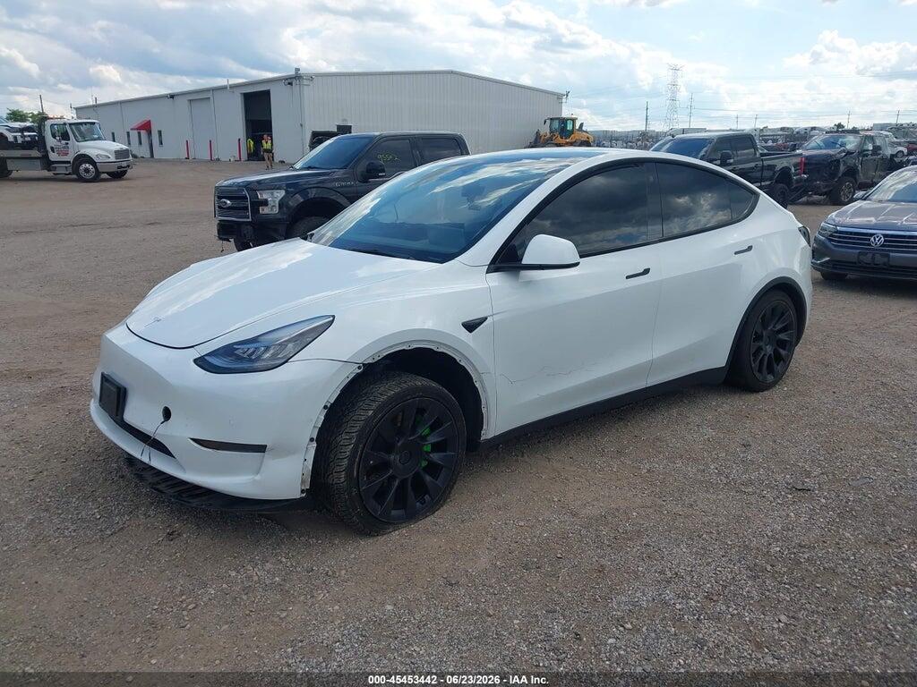 5YJYGDEE5MF306144 2021 TESLA MODEL Y photo no. 2