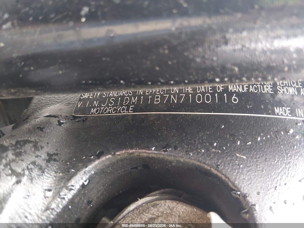 JS1DM11B7N7100116 2022 SUZUKI GSX-R1000 photo no. 10
