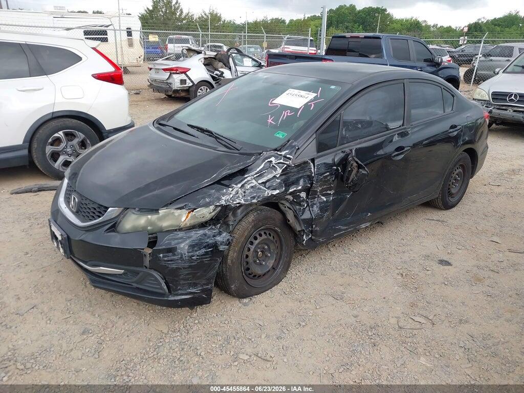19XFB2F56EE075481 2014 HONDA CIVIC photo no. 2