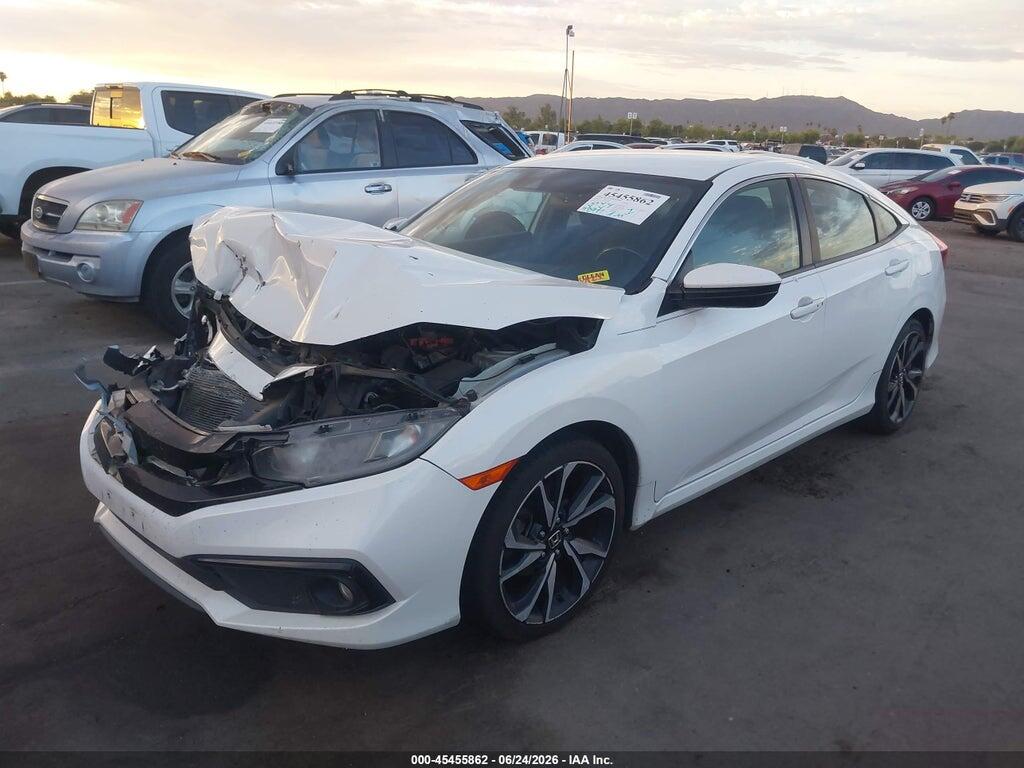 2HGFC2F81KH553881 2019 HONDA CIVIC photo no. 2