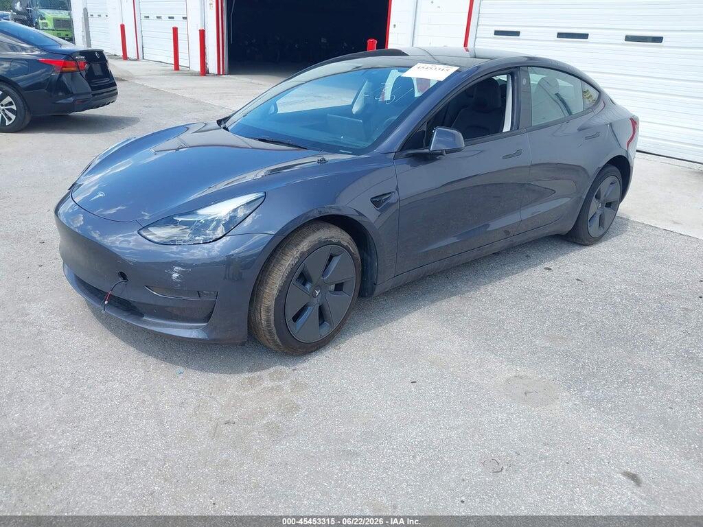5YJ3E1EA1PF657861 2023 TESLA MODEL 3 photo no. 2